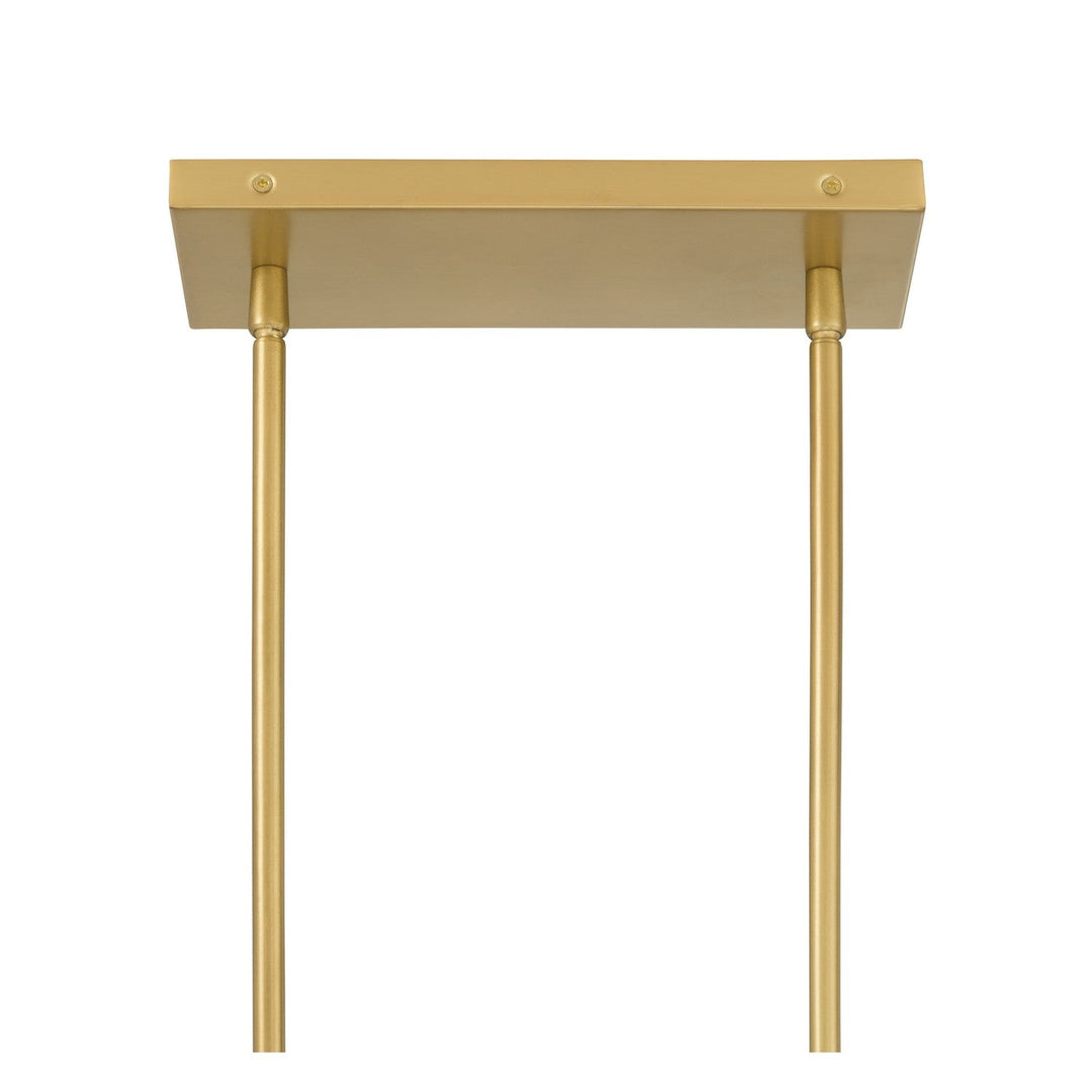 Wexmere Eight Light Linear Chandelier in Legacy Brass Minka-Lavery