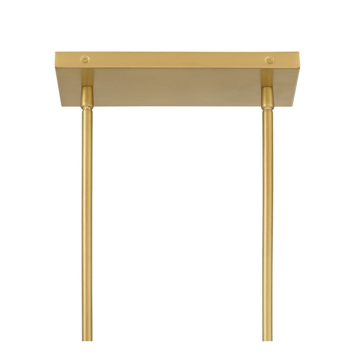 Wexmere Eight Light Linear Chandelier in Legacy Brass Minka-Lavery