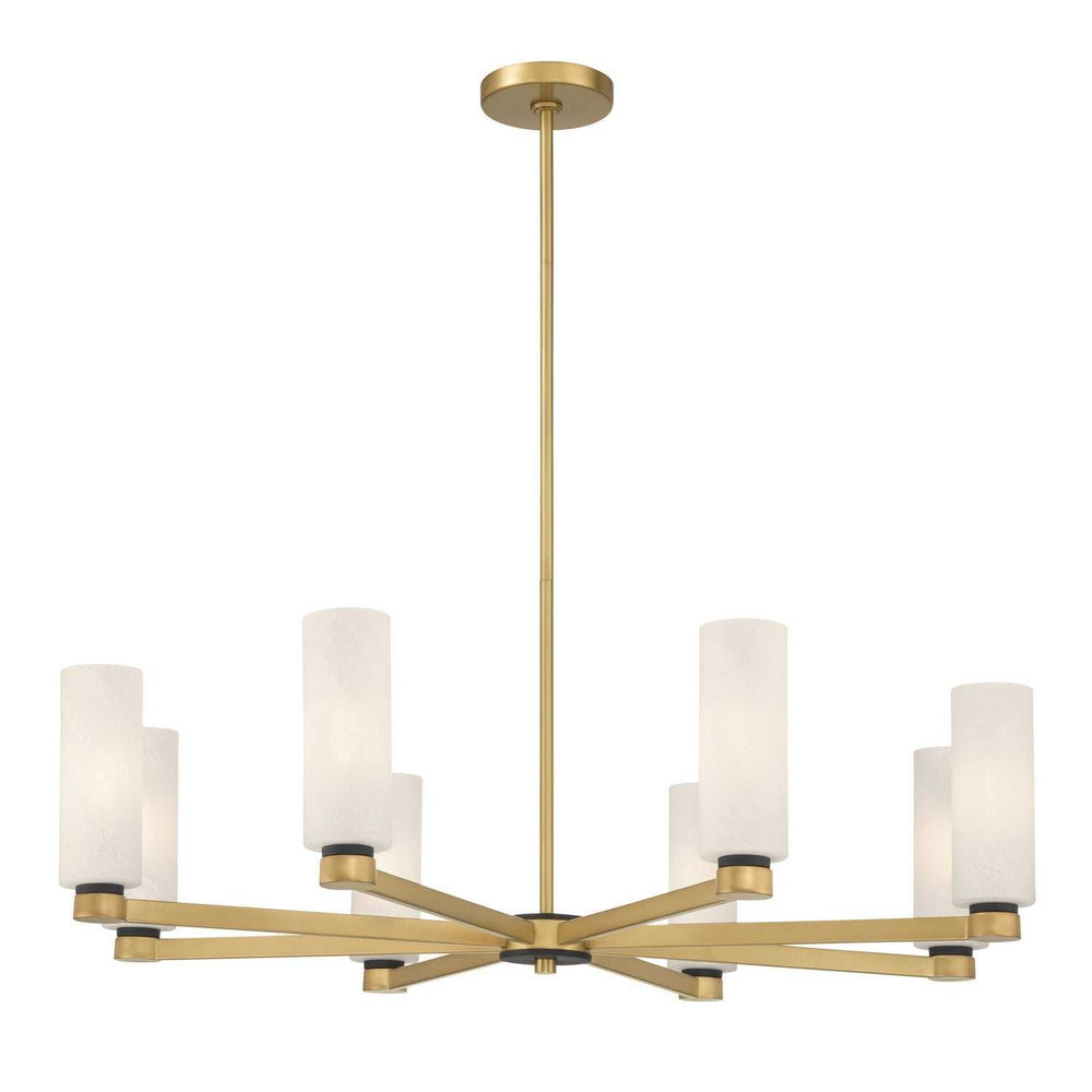 Wexmere Eight Light Chandelier in Legacy Brass Minka-Lavery