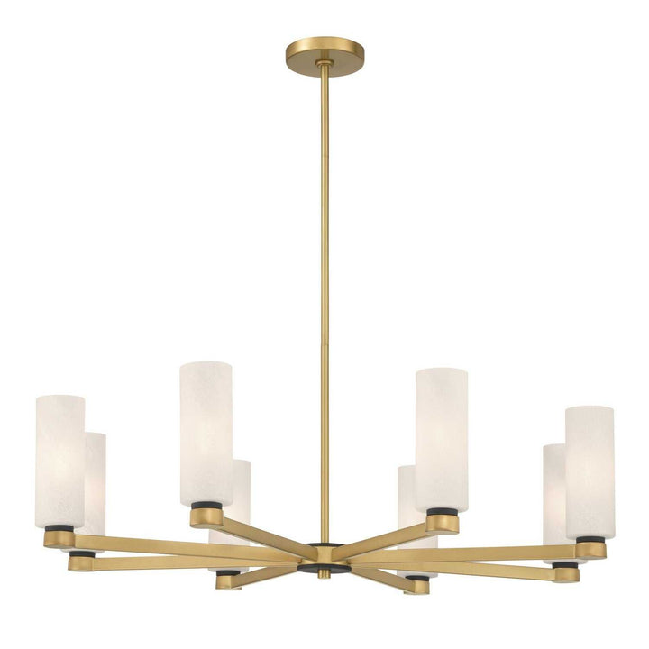Wexmere Eight Light Chandelier in Legacy Brass Minka-Lavery