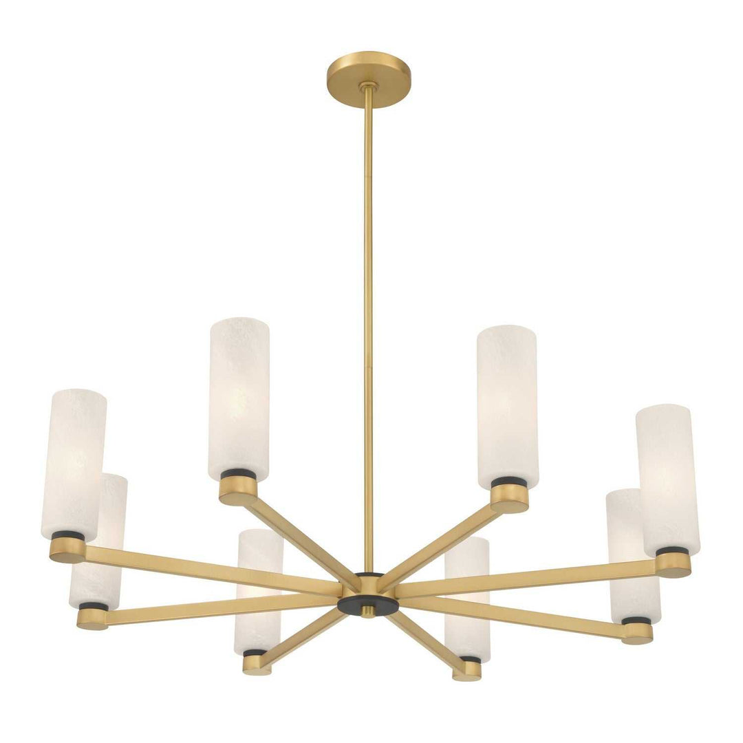 Wexmere Eight Light Chandelier in Legacy Brass Minka-Lavery