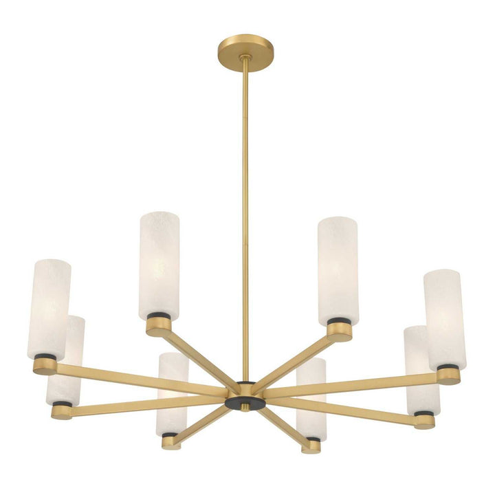 Wexmere Eight Light Chandelier in Legacy Brass Minka-Lavery