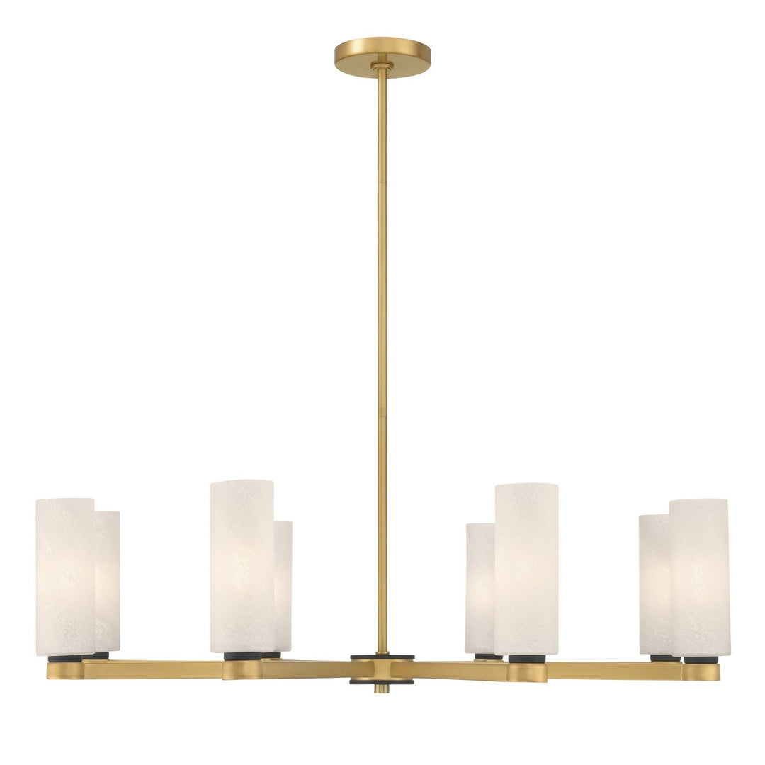 Wexmere Eight Light Chandelier in Legacy Brass Minka-Lavery