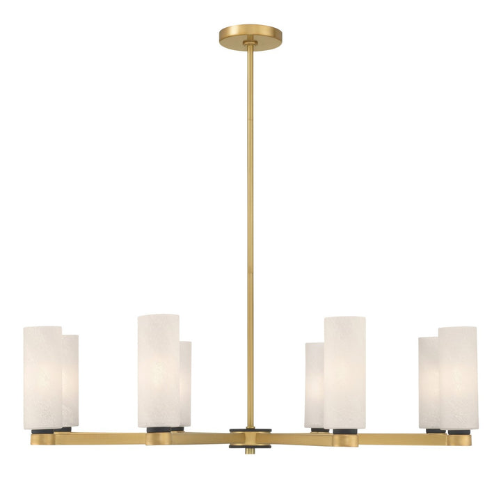 Wexmere Eight Light Chandelier in Legacy Brass Minka-Lavery
