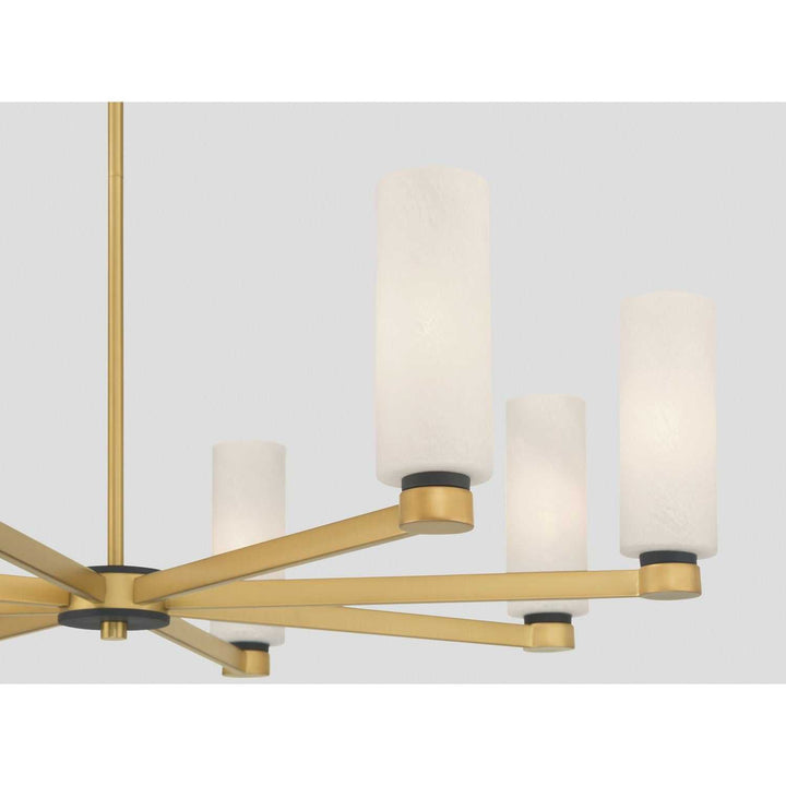 Wexmere Eight Light Chandelier in Legacy Brass Minka-Lavery