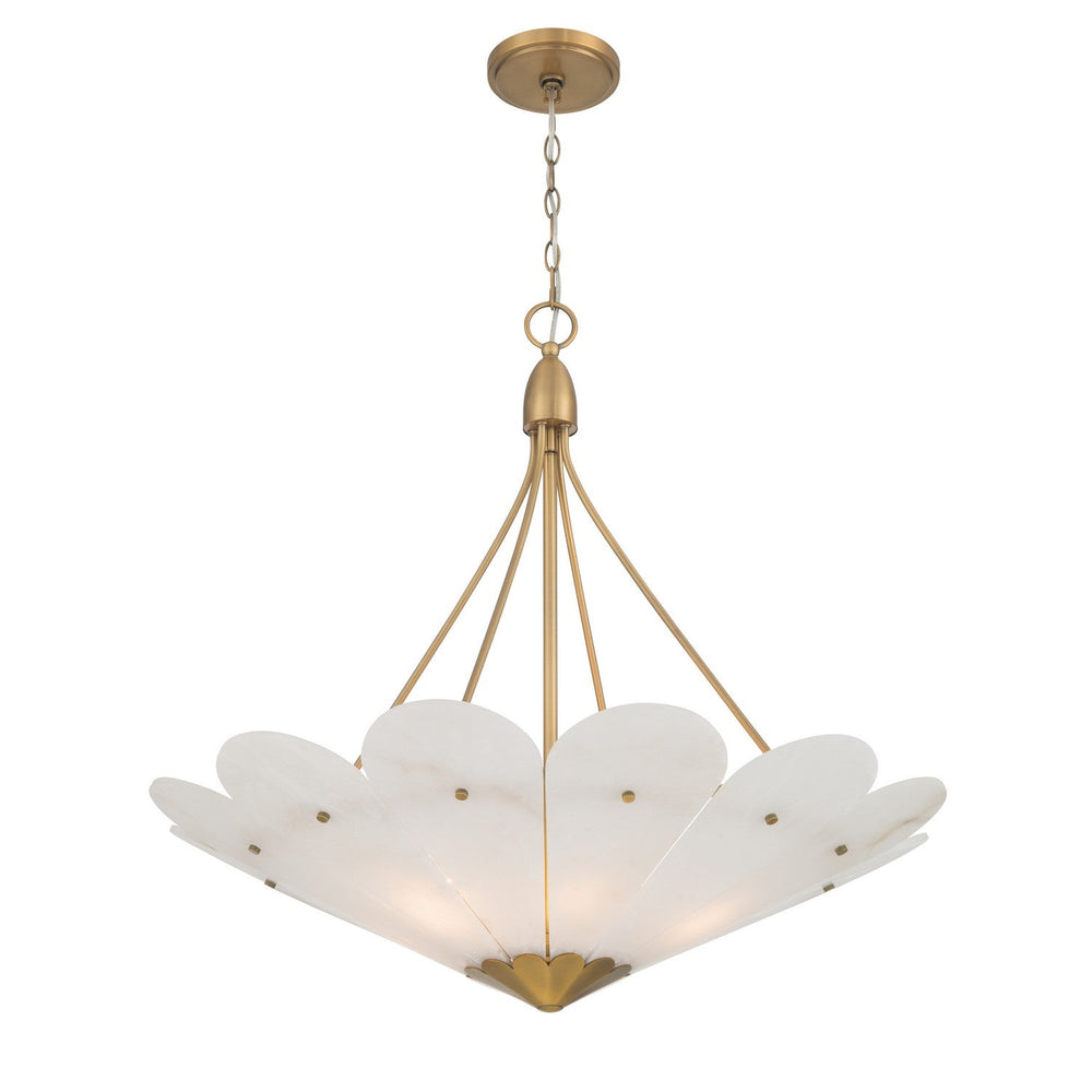 Althira Six Light Pendant in Legacy Brass Minka-Lavery