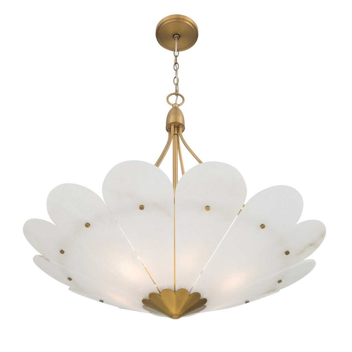 Althira Six Light Pendant in Legacy Brass Minka-Lavery