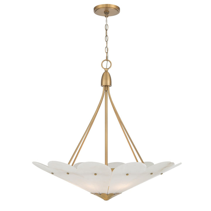 Althira Six Light Pendant in Legacy Brass Minka-Lavery