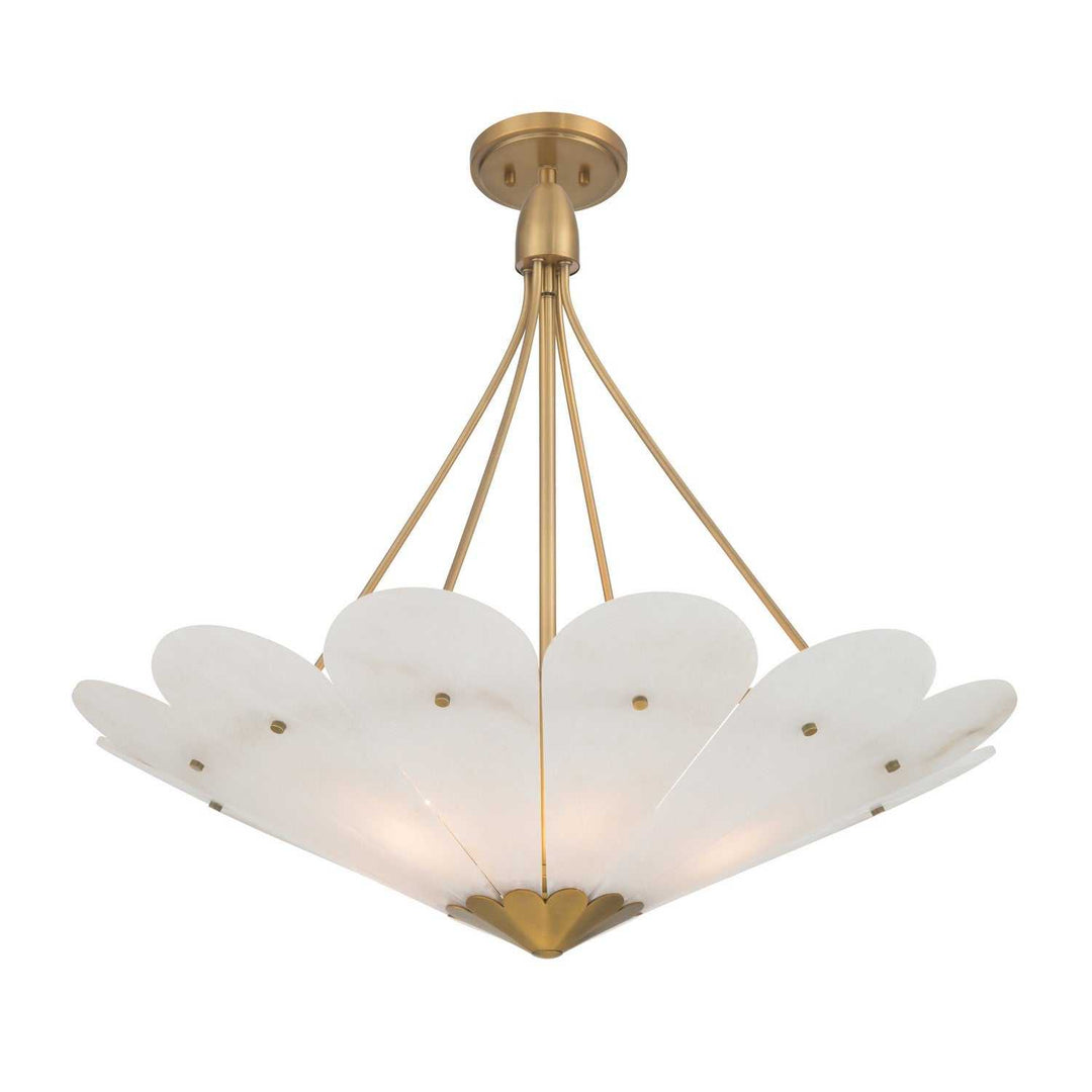 Althira Six Light Pendant in Legacy Brass Minka-Lavery