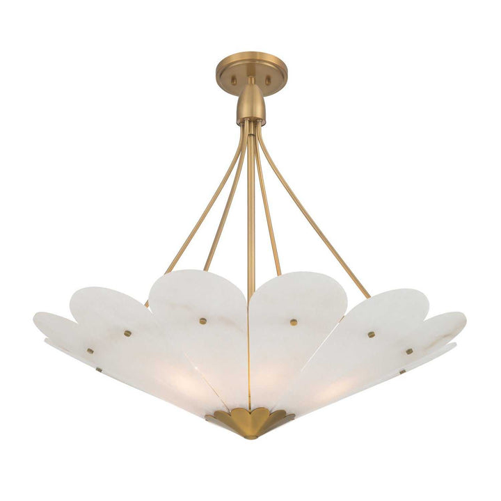 Althira Six Light Pendant in Legacy Brass Minka-Lavery
