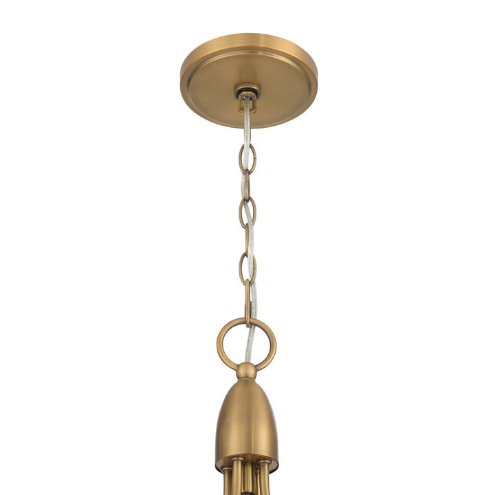 Althira Six Light Pendant in Legacy Brass Minka-Lavery