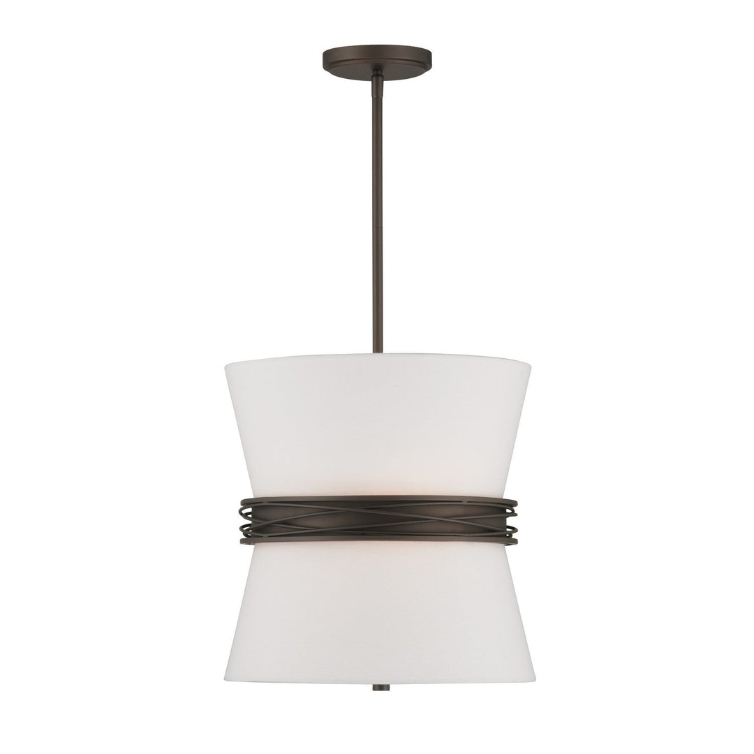 Dalvor Three Light Pendant in Dark Bronze Minka-Lavery