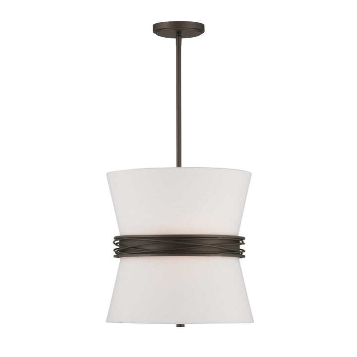 Dalvor Three Light Pendant in Dark Bronze Minka-Lavery