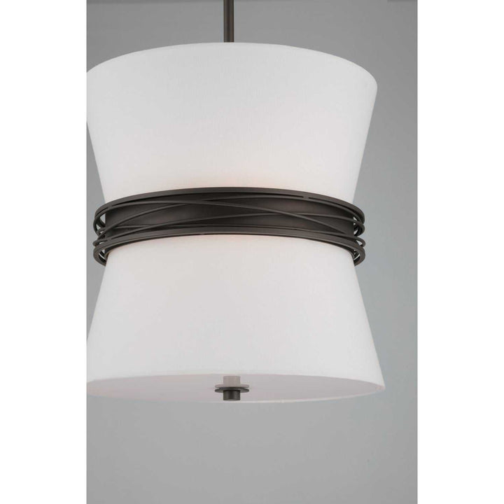 Dalvor Three Light Pendant in Dark Bronze Minka-Lavery