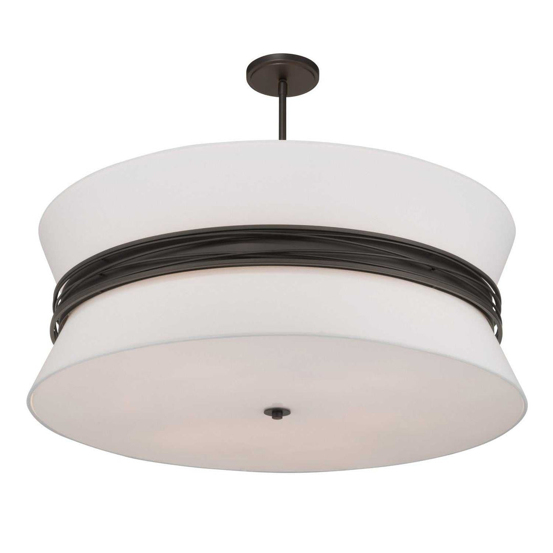 Dalvor Six Light Pendant in Dark Bronze Minka-Lavery