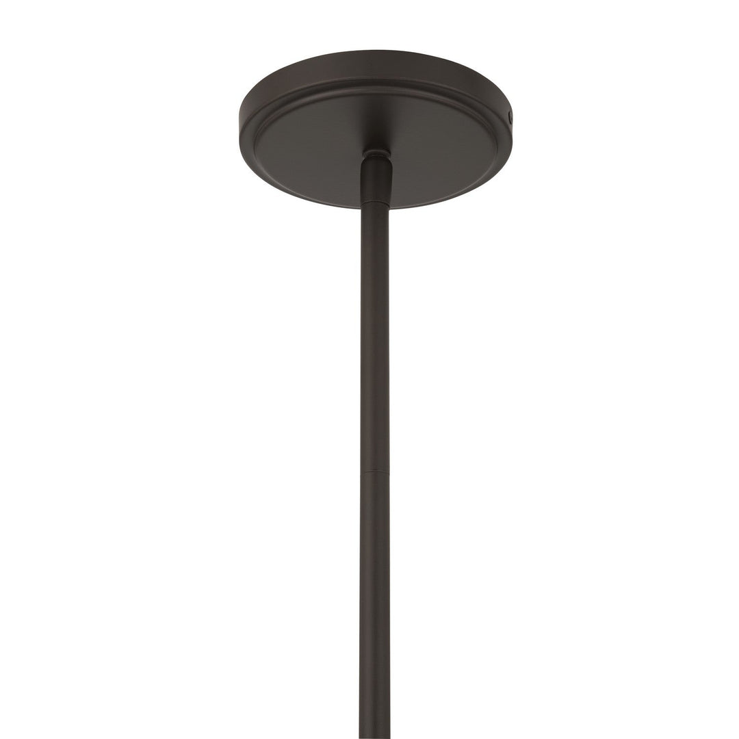 Dalvor Six Light Pendant in Dark Bronze Minka-Lavery