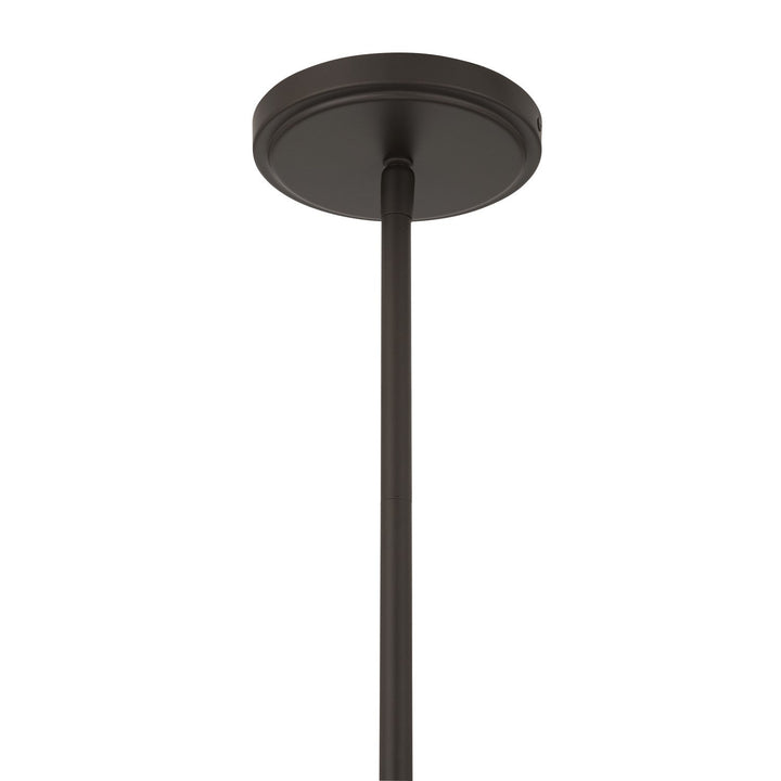 Dalvor Six Light Pendant in Dark Bronze Minka-Lavery