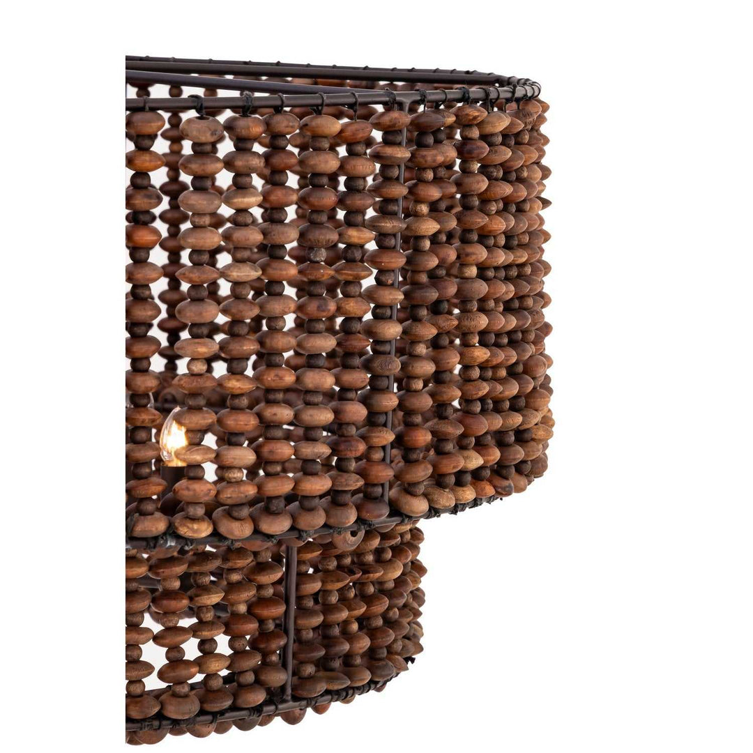 Beaudelle Five Light Pendant in Dark Bronze Minka-Lavery