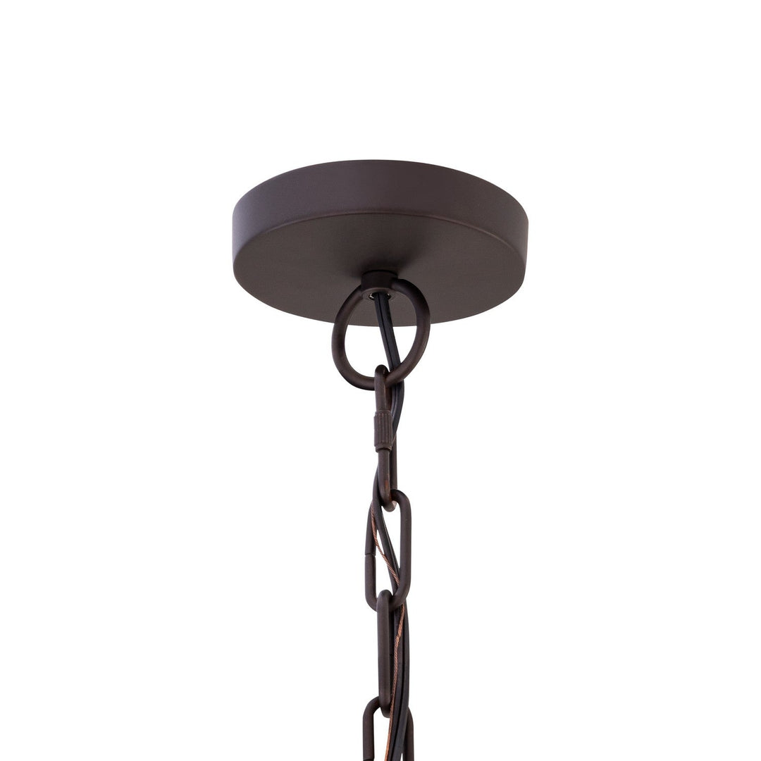 Beaudelle Five Light Pendant in Dark Bronze Minka-Lavery