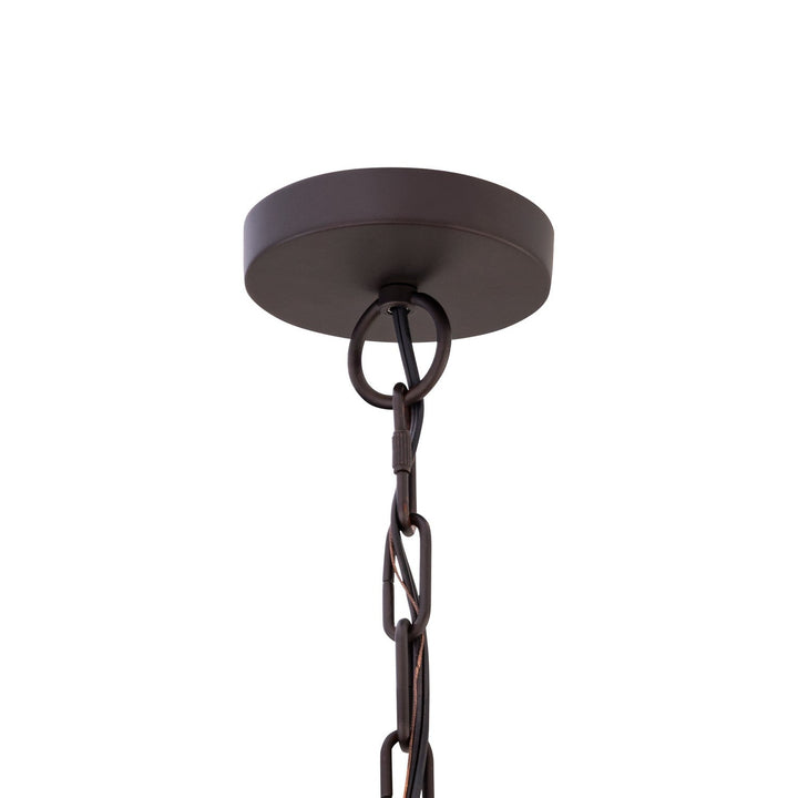 Beaudelle Five Light Pendant in Dark Bronze Minka-Lavery