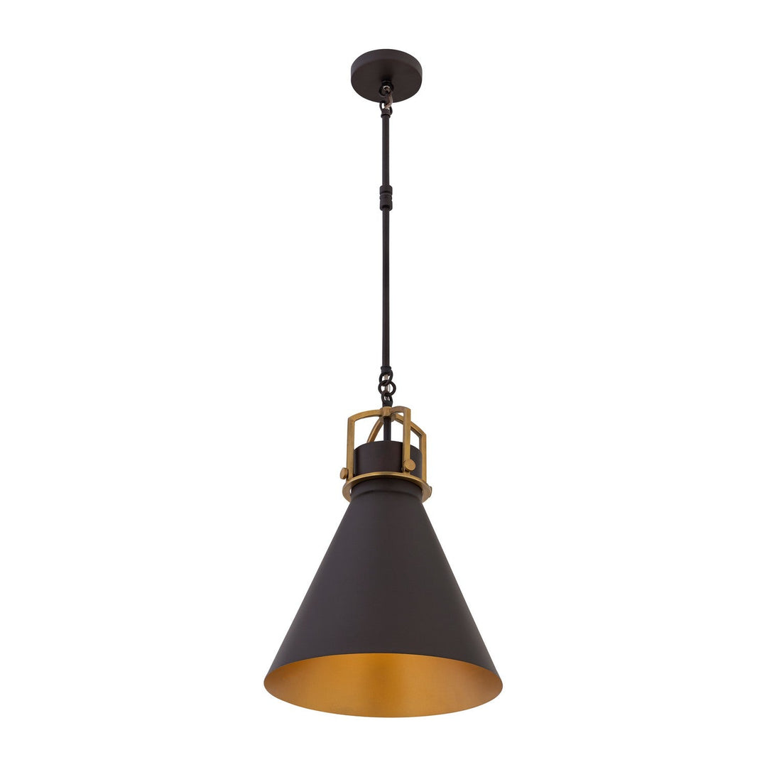 Fenric One Light Pendant in Dark Bronze Minka-Lavery