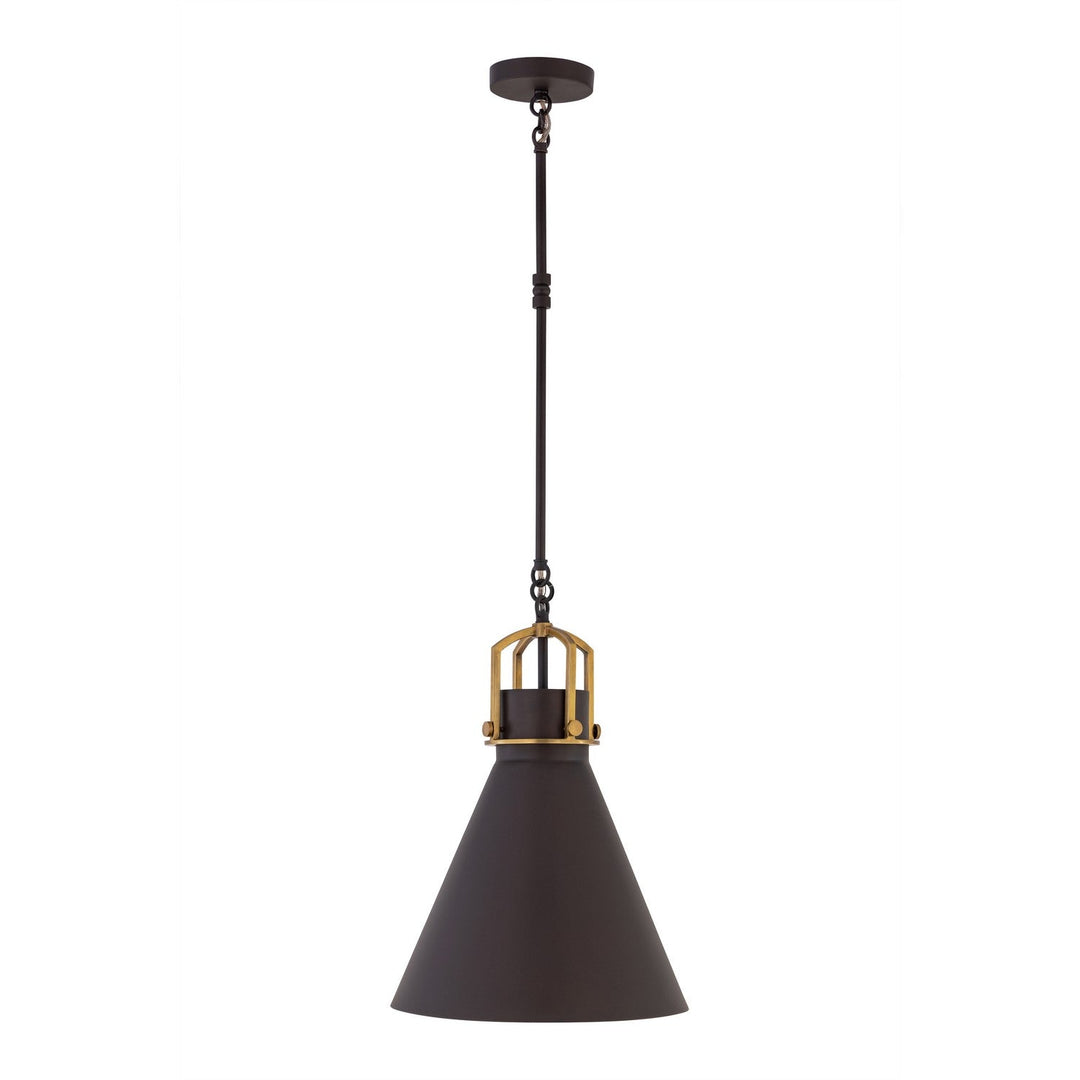 Fenric One Light Pendant in Dark Bronze Minka-Lavery