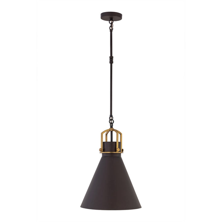 Fenric One Light Pendant in Dark Bronze Minka-Lavery