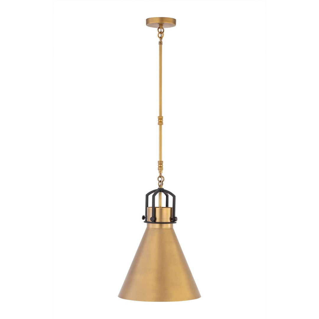 Fenric One Light Pendant in Legacy Brass Minka-Lavery