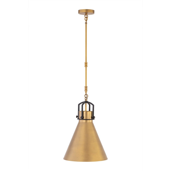 Fenric One Light Pendant in Legacy Brass Minka-Lavery
