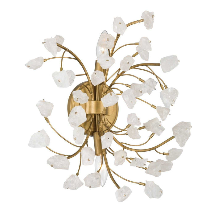 Ramus Two Light Wall Sconce in Painted Legacy Brass Minka-Lavery