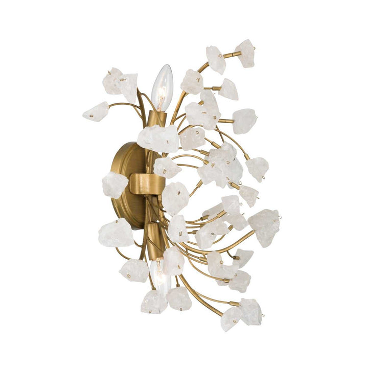 Ramus Two Light Wall Sconce in Painted Legacy Brass Minka-Lavery