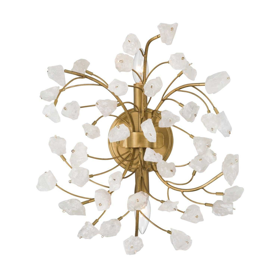 Ramus Two Light Wall Sconce in Painted Legacy Brass Minka-Lavery