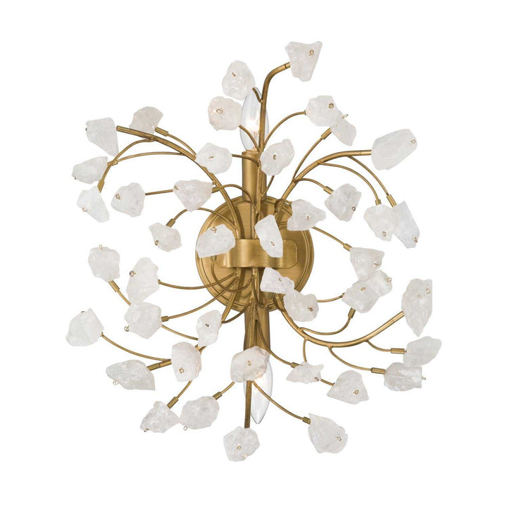 Ramus Two Light Wall Sconce in Painted Legacy Brass Minka-Lavery