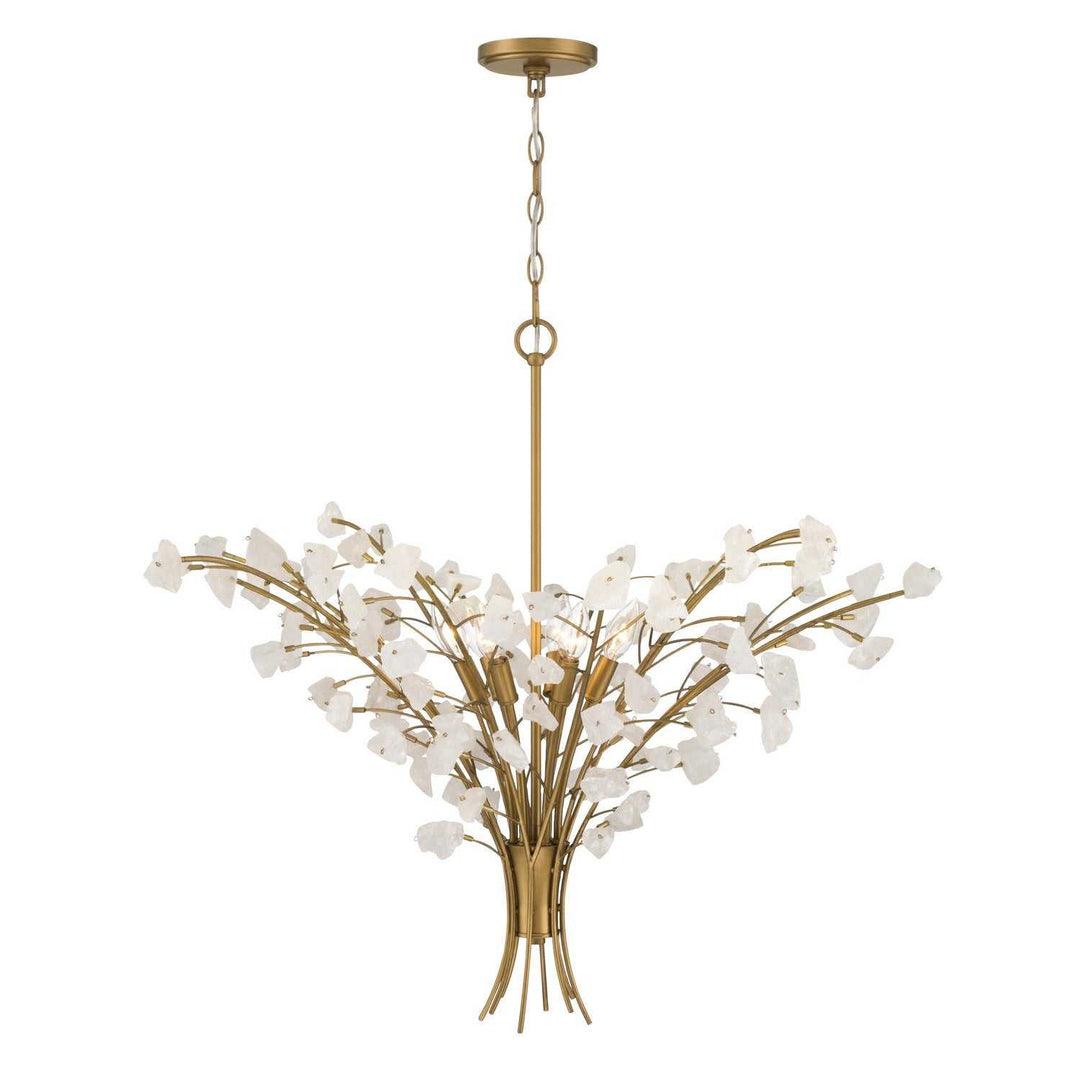 Ramus Eight Light Chandelier in Painted Legacy Brass Minka-Lavery