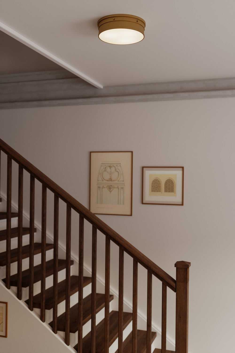 Marnex LED Flush Mount in Legacy Brass Minka-Lavery