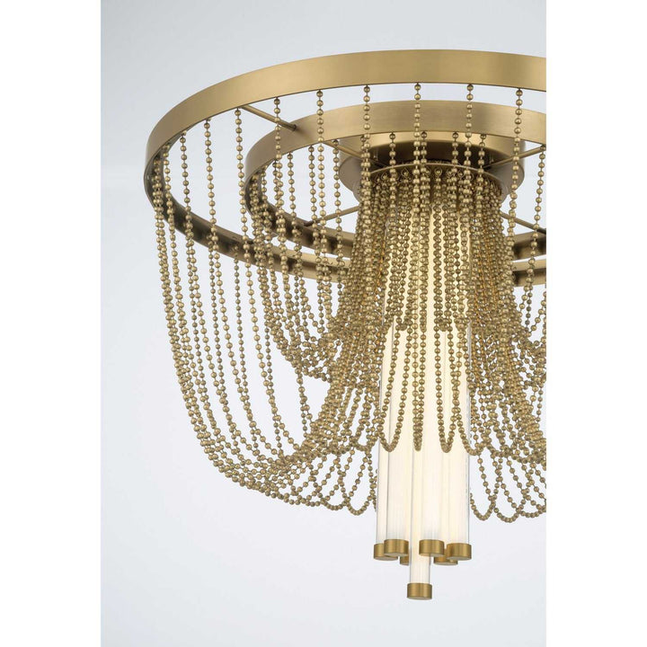 Jezelle LED Flush Mount in Legacy Brass Minka-Lavery