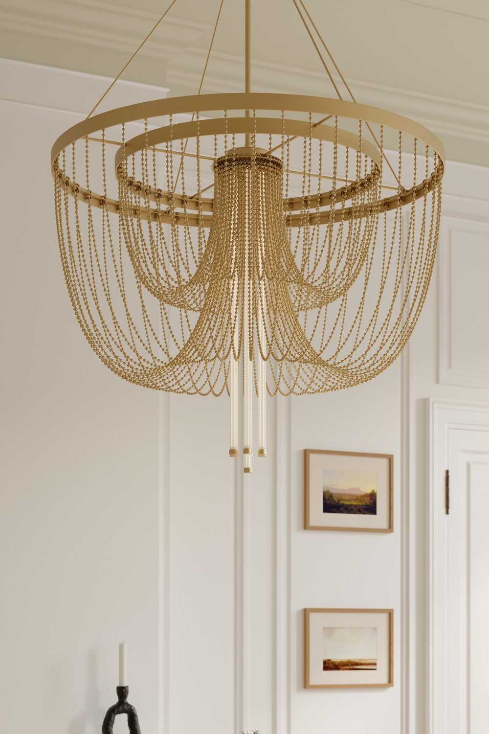 Jezelle LED Pendant in Legacy Brass Minka-Lavery