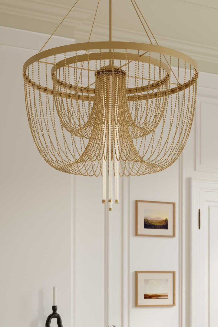 Jezelle LED Pendant in Legacy Brass Minka-Lavery