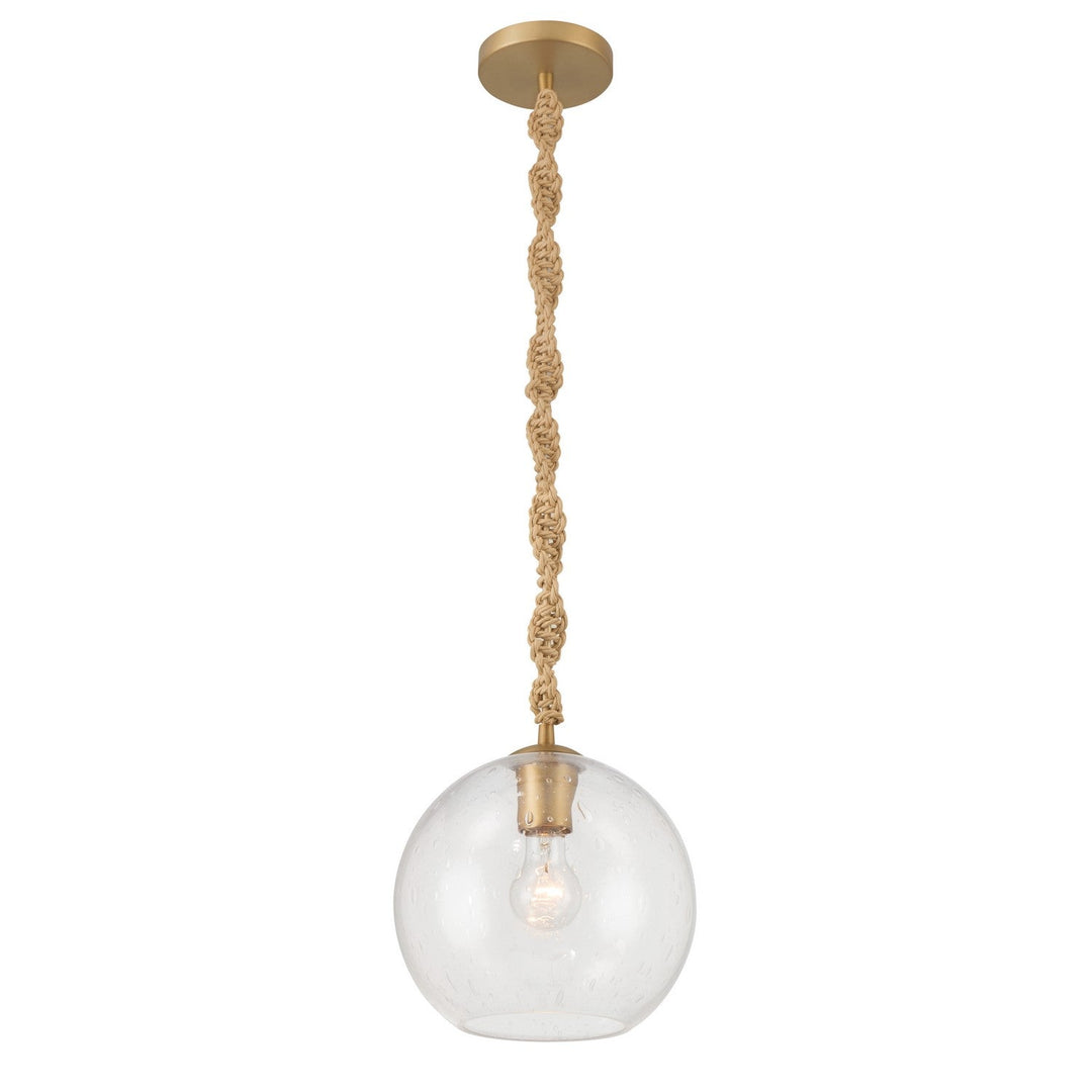 Elyric One Light Mini Pendant in Legacy Brass Minka-Lavery