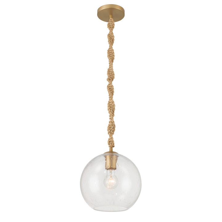 Elyric One Light Mini Pendant in Legacy Brass Minka-Lavery