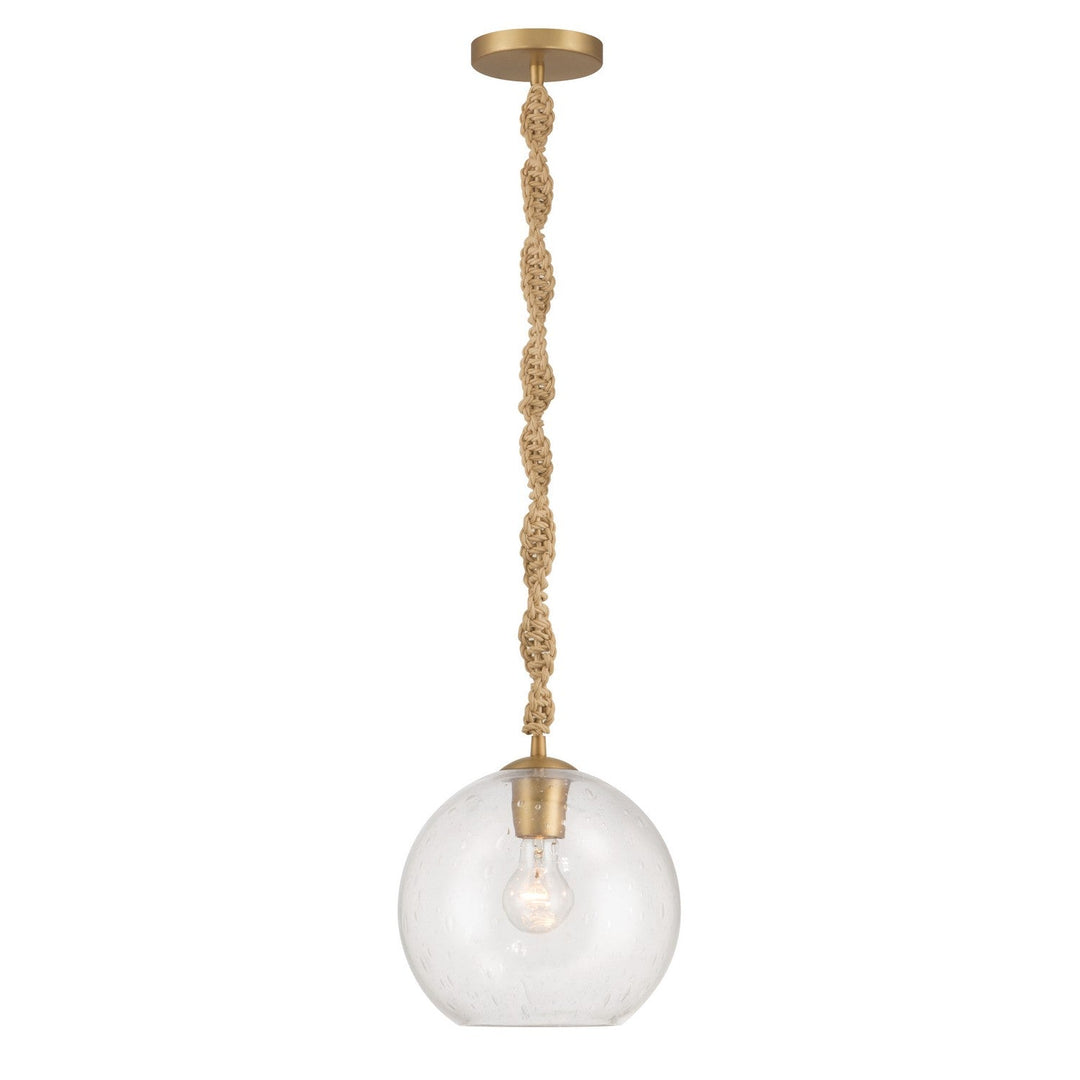 Elyric One Light Mini Pendant in Legacy Brass Minka-Lavery
