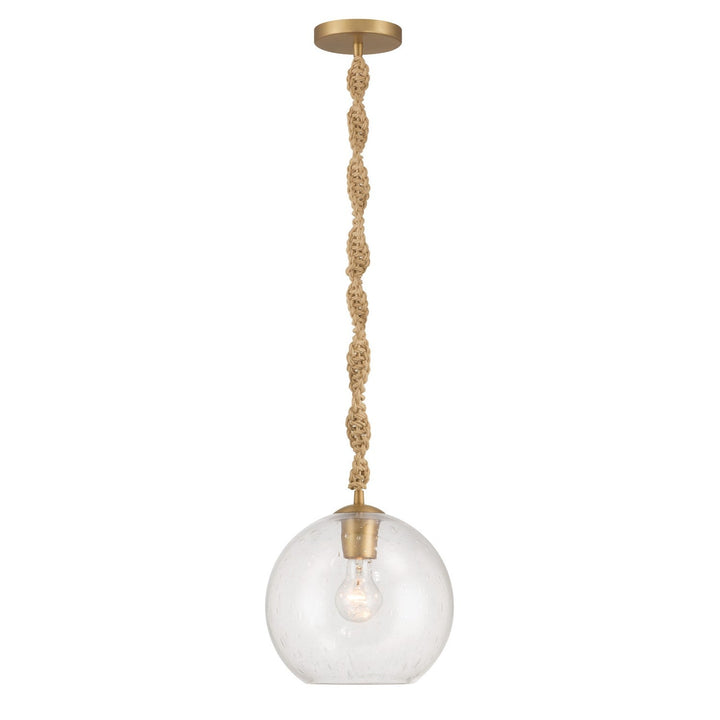 Elyric One Light Mini Pendant in Legacy Brass Minka-Lavery