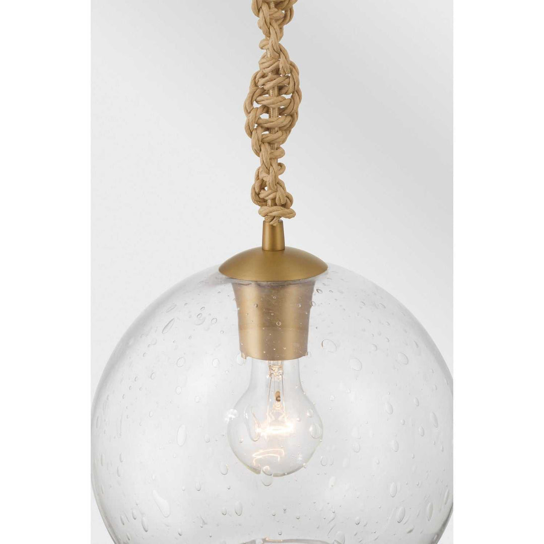 Elyric One Light Mini Pendant in Legacy Brass Minka-Lavery