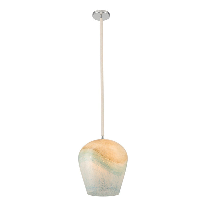 Sandrelle One Light Pendant in Polished Nickel Minka-Lavery