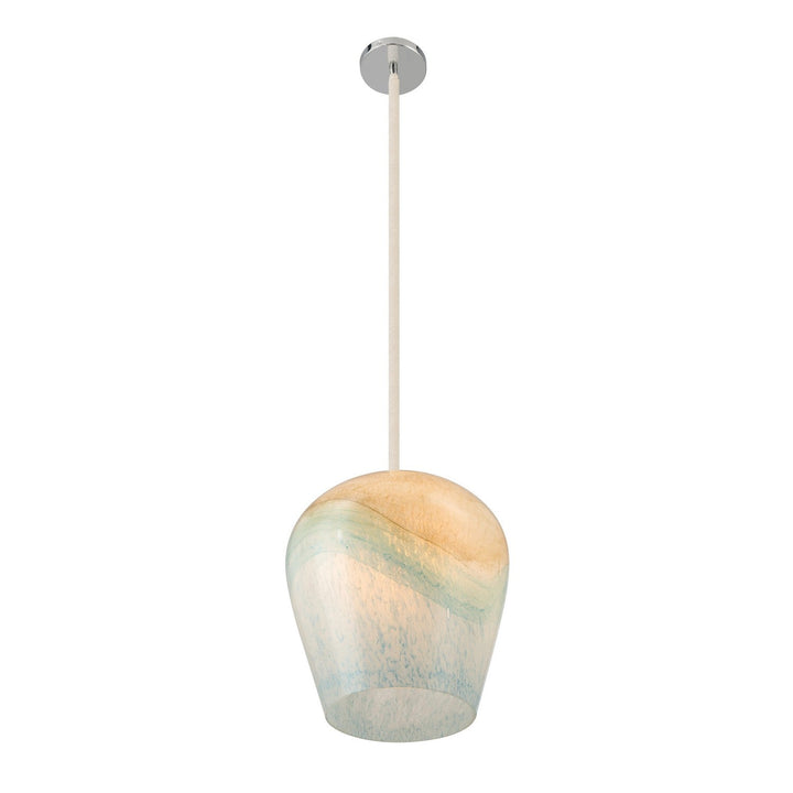 Sandrelle One Light Pendant in Polished Nickel Minka-Lavery