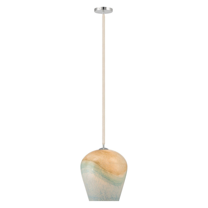 Sandrelle One Light Pendant in Polished Nickel Minka-Lavery
