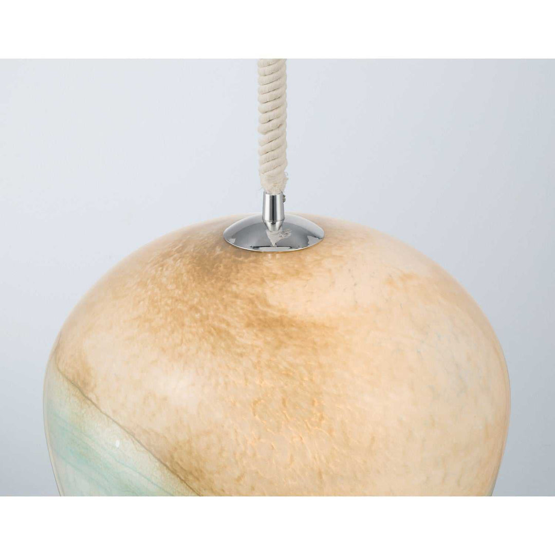 Sandrelle One Light Pendant in Polished Nickel Minka-Lavery