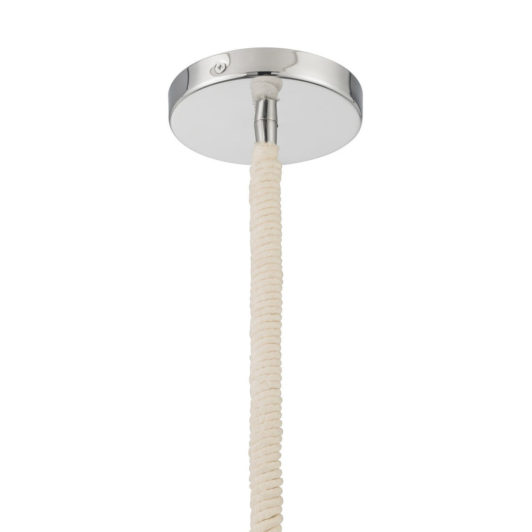 Sandrelle One Light Pendant in Polished Nickel Minka-Lavery