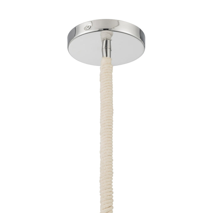 Sandrelle One Light Pendant in Polished Nickel Minka-Lavery