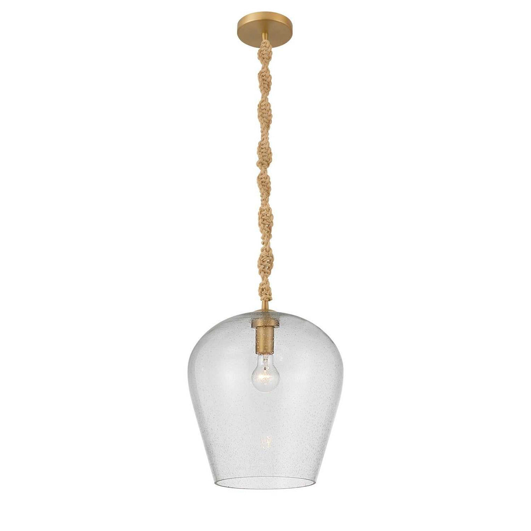 Elyric One Light Pendant in Legacy Brass Minka-Lavery